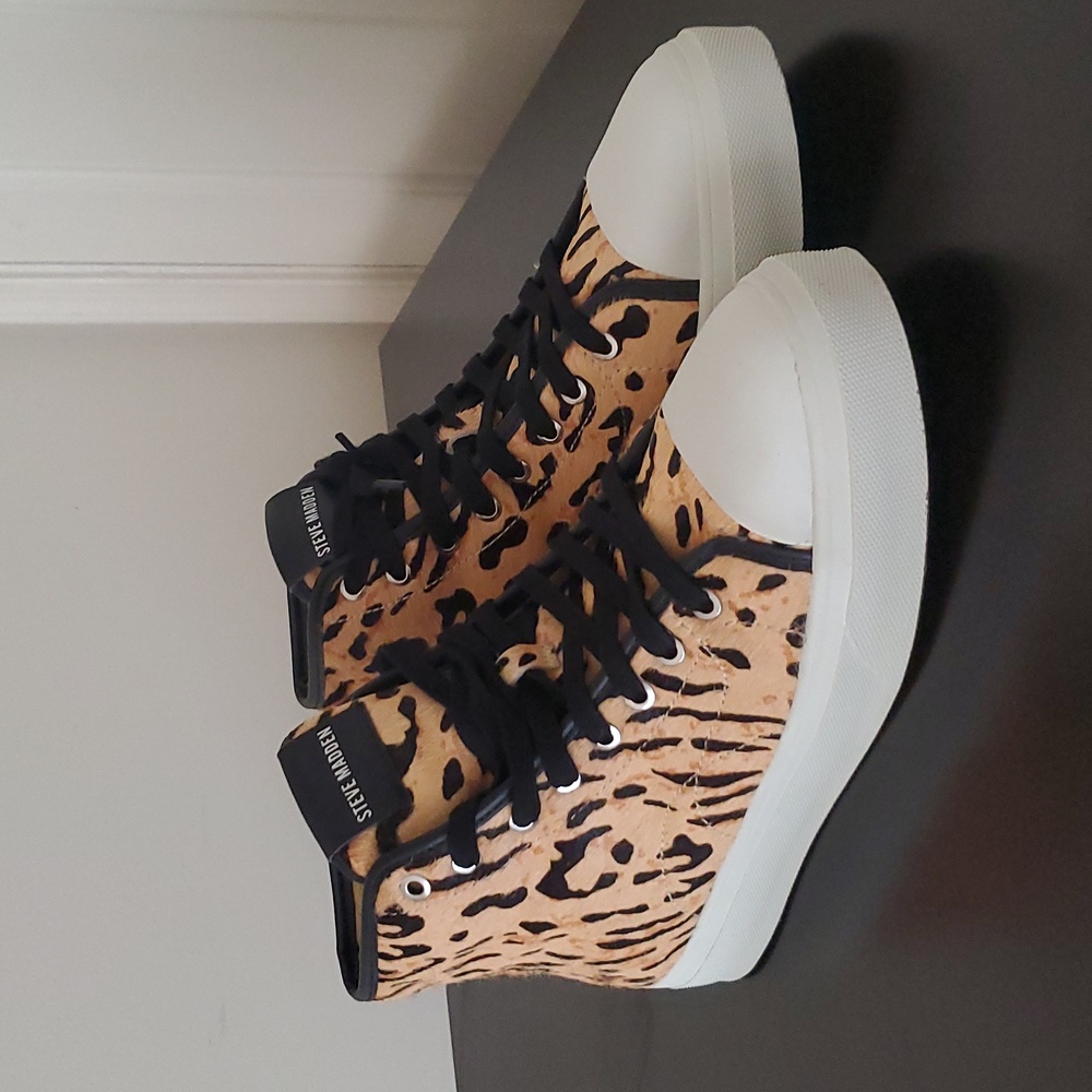 Steve Madden Tywin TYWI01M1 Men's Calf Hair/PU Upper Textile Lining. Size: 9M